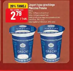 Polomarket Jogurt typu greckiego Mleczna Polana oferta