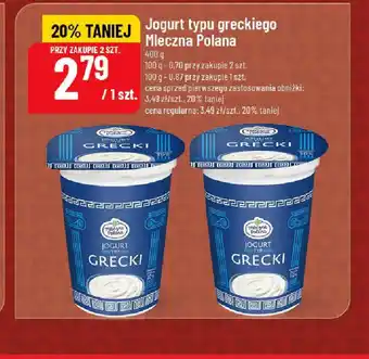Polomarket Jogurt typu greckiego Mleczna Polana oferta