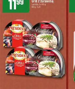 Polomarket Ser President Camembert na Grill z żurawiną oferta