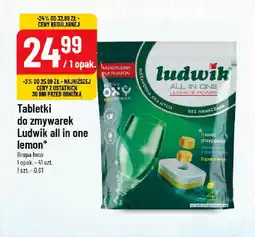 Polomarket Tabletki do zmywarek Ludwik all in one lemon oferta