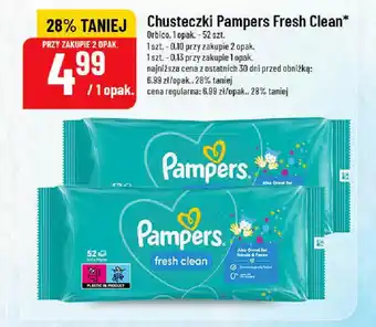 Polomarket Chusteczki Pampers Fresh Clean oferta