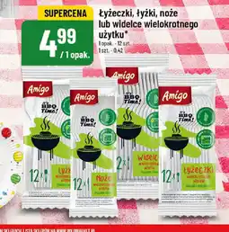 Polomarket Lyżeczki, łyżki, noże lub widelce wielokrotnego użytku Amigo oferta