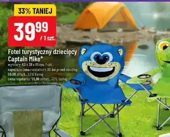 Polomarket Fotel turystyczny dziecięcy Captain Mike oferta