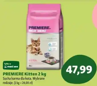 Maxi Zoo PREMIERE Kitten Sucha karma dla kota oferta