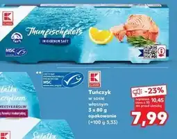 Kaufland Tuńczyk w sosie własnym K-Classic oferta