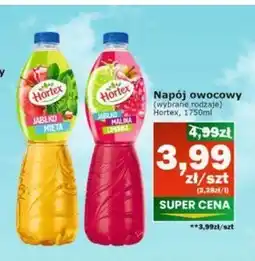 Społem Hortex Napój jabłko limonka malina 1,75 l oferta