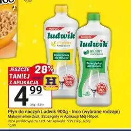 Hitpol Ludwik Płyn do naczyń cytrynowy 900 g oferta