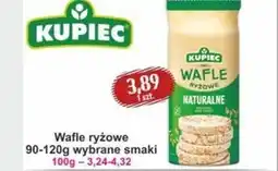 Społem Kupiec Wafle ryżowe naturalne 120 g oferta