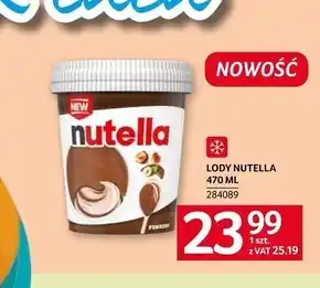 Selgros Lody Nutella oferta