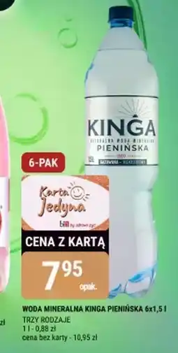 bi1 Woda mineralna Kinga oferta