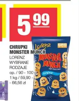 Spar Monster Munch Original Chrupki ziemniaczane 100 g oferta