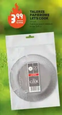 Stokrotka Market TALERZE PAPIEROWE LET’S COOK oferta