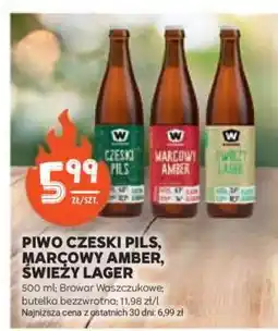 Stokrotka Market Piwo Czeski Pils, Marcowy Amber, Świeży Lager oferta