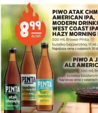 Stokrotka Market Piwo Atak Chmielu, Modern Drinking, West Coast IPA, Hazy Morning oferta