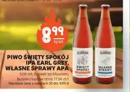 Stokrotka Market PIWO ŚWIĘTY SPOKÓJ IPA EARL GREY, WŁASNE SPRAWY - APA oferta