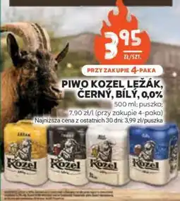 Stokrotka Market Piwo KOZEL LEŽÁK, ČERNÝ, BILY, 0,0% oferta