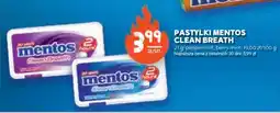 Stokrotka Market PASTYLKI MENTOS CLEAN BREATH oferta