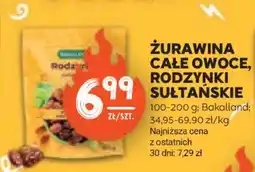 Stokrotka Market Żurawina całe owoce, rodzynki sułtańskie oferta