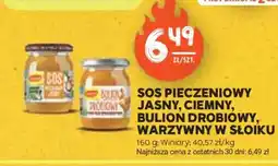Stokrotka Market Sos pieczeniowy jasny, ciemny, bulion drobiowy, warzywny w słoiku oferta