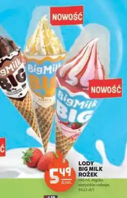 Stokrotka Market Lody Big Milk Rożek oferta
