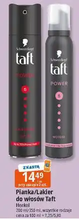 E.Leclerc Lakier do włosów Taft Power oferta