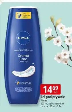 E.Leclerc Żel pod prysznic Nivea Creme Care oferta