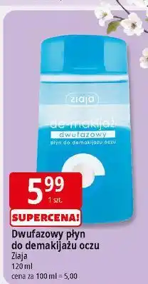 E.Leclerc Płyn do demakijażu oczu dwufazowy Ziaja De-Makijaż oferta