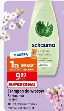 E.Leclerc Szampon do włosów ziołowy Schauma 7 Herbs oferta