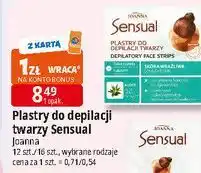 E.Leclerc Plastry do depilacji twarzy skóry wrażliwej aloes Joanna Sensual oferta