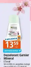 E.Leclerc Dezodorant black-white colors Garnier Mineral Invisible oferta