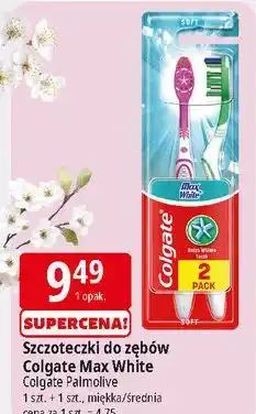 E.Leclerc Szczoteczka do zębów medium Colgate Max White oferta