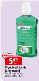 E.Leclerc Płyn do płukania jamy ustnej miętowy Wiodąca Marka Dentamyl oferta