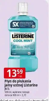 E.Leclerc Płyn do płukania ust Listerine Cool Mint oferta