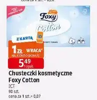 E.Leclerc Chusteczki higieniczne Foxy Cotton oferta