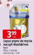 E.Leclerc Płyn do mycia naczyń cytrynowy zapas Wash & Free oferta