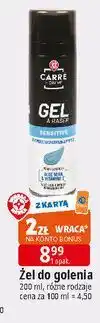 E.Leclerc Żel do golenia nawilżający Wiodąca Marka Carre Homme oferta