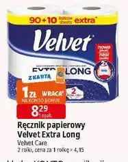 E.Leclerc Ręcznik papierowy Velvet Extra Long oferta