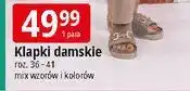 E.Leclerc Klapki damskie 36-41 oferta