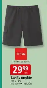 E.Leclerc Szorty męskie s-3xl Tissaia oferta