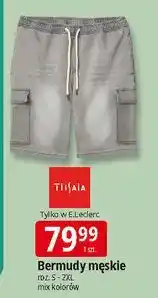 E.Leclerc Bermudy męskie s-2xl Tissaia oferta