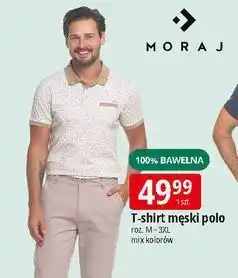 E.Leclerc T-shirt męski rozm. m-3xl polo Moraj oferta