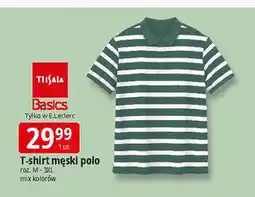 E.Leclerc T-shirt polo męski s-2xl Tissaia oferta