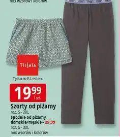 E.Leclerc Spodnie od piżamy męskie s-3xl Tissaia oferta