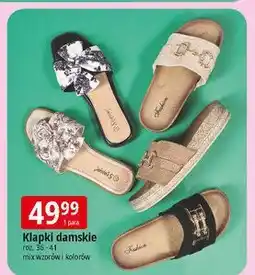 E.Leclerc Klapki damskie 36-41 z kokardą oferta