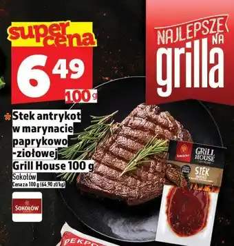 Topaz Stek antrykot w marynacie paprykowo-ziołowej Grill House 100g Sokołów oferta