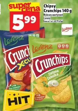 Topaz Chipsy Crunchips 140 g Lorenz oferta