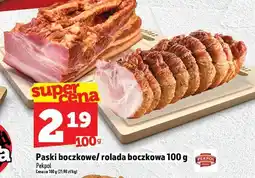 Topaz Paski boczkowe/rolada boczkowa 100g Pekpol oferta