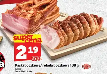 Topaz Paski boczkowe/rolada boczkowa 100g Pekpol oferta