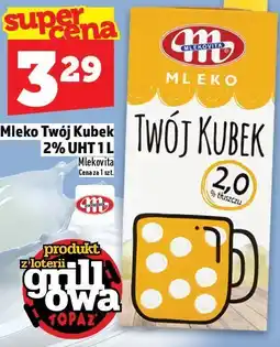 Topaz Mleko Twój Kubek 2% UHT 1L Mlekovita oferta