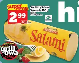 Topaz Ser żółty Salami Serenada 100g Spomlek oferta